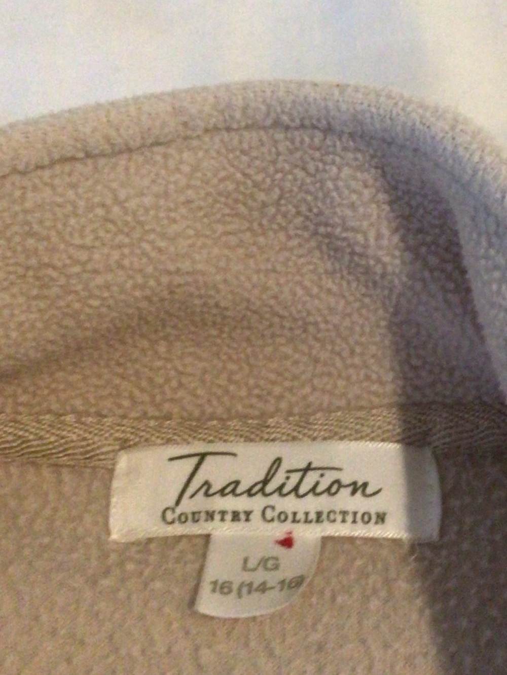 Beige Embroidered Zip-Front Women’s Cardigan Sweater - Picture 3 of 5